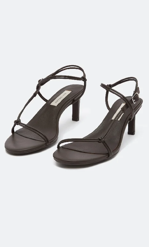 Affordable formal dresses for prom-CARMEN HEEL - CHOC