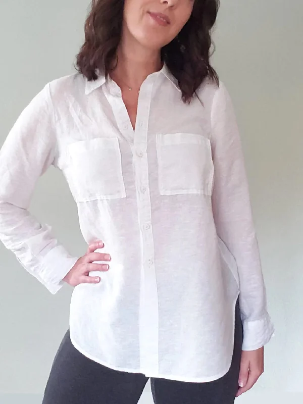 Button Front Dress for stylish casual brunch outings-Pattern Scout Byrdie Button-up Blouse/Dress