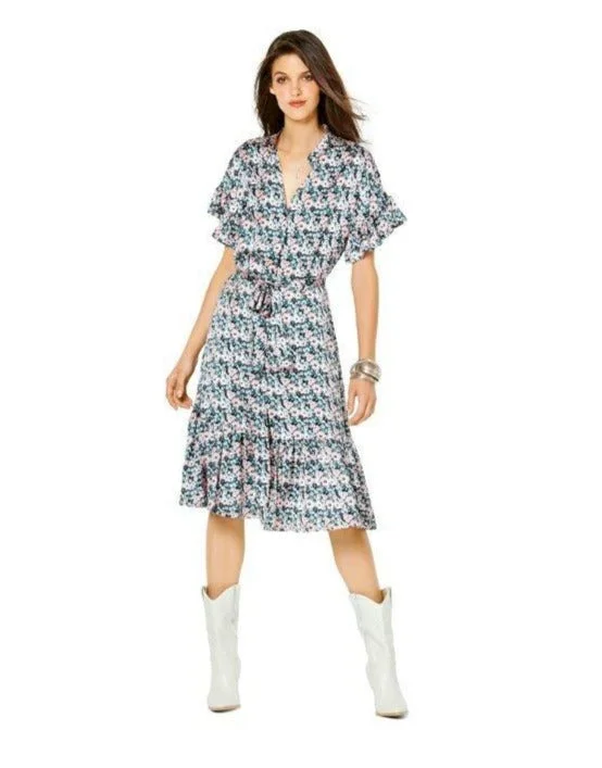 Button Front Dress for comfy travel outfits-Burda Pattern 6240 Dress with Button Fastening