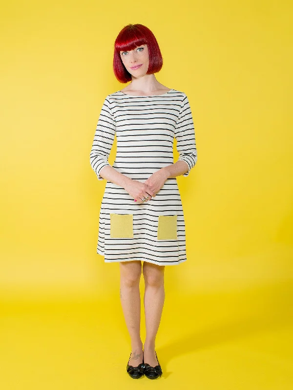 Button Front Dress for easygoing, everyday style-Tilly and the Buttons Coco Top and Dress