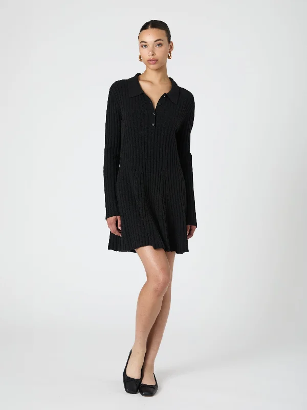 Button Front Dress with midi length for versatile style-Vhari Button Up Dress
